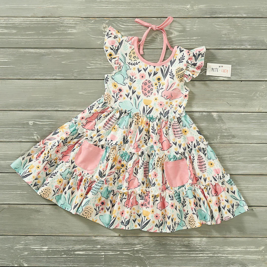 Bunnies in Bloom - Girl Dress