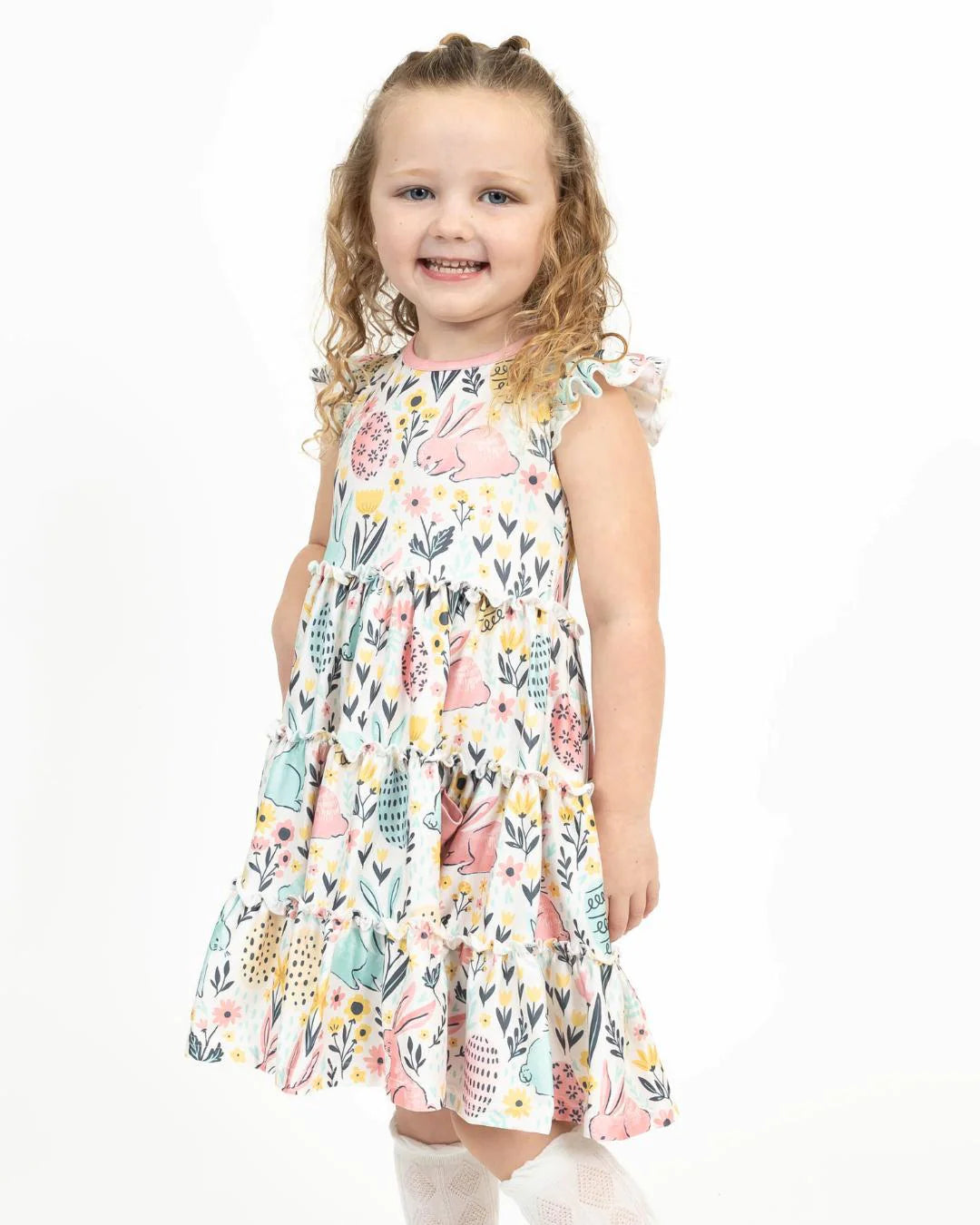 Bunnies in Bloom - Girl Dress