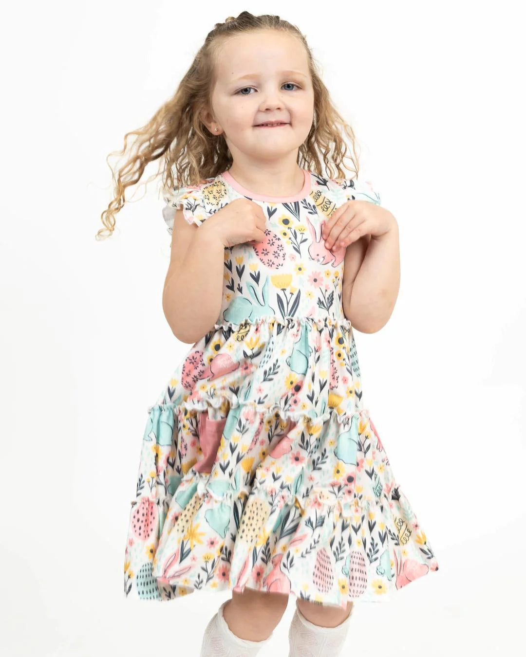 Bunnies in Bloom - Girl Dress