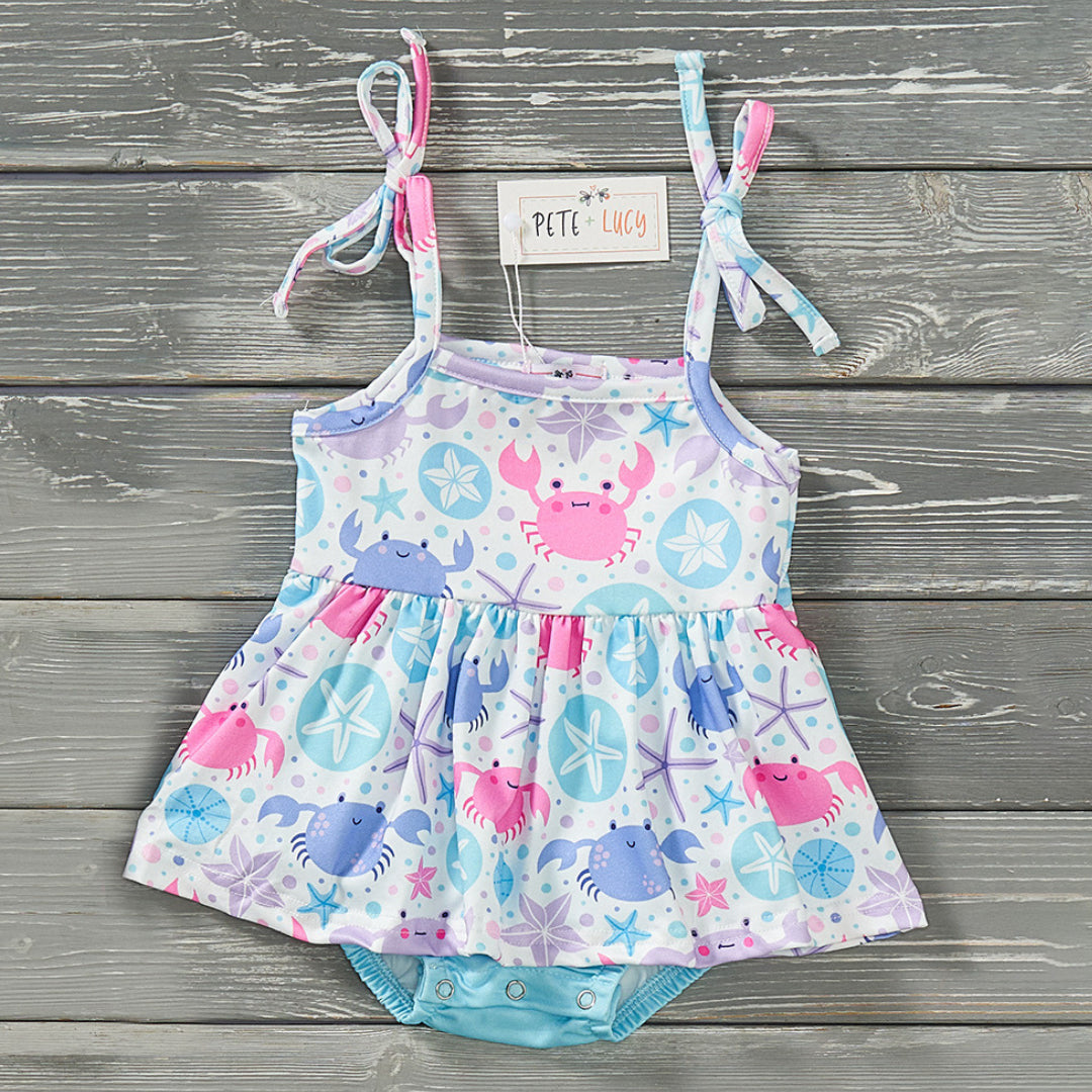 In the Tidepool- Girls Romper