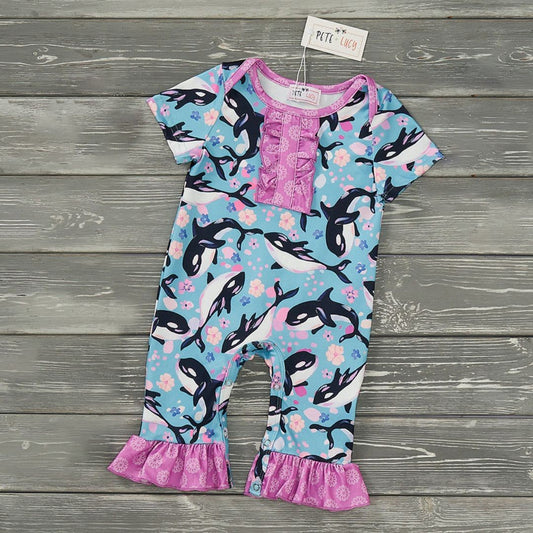 Marine Majesty Girl Infant Romper