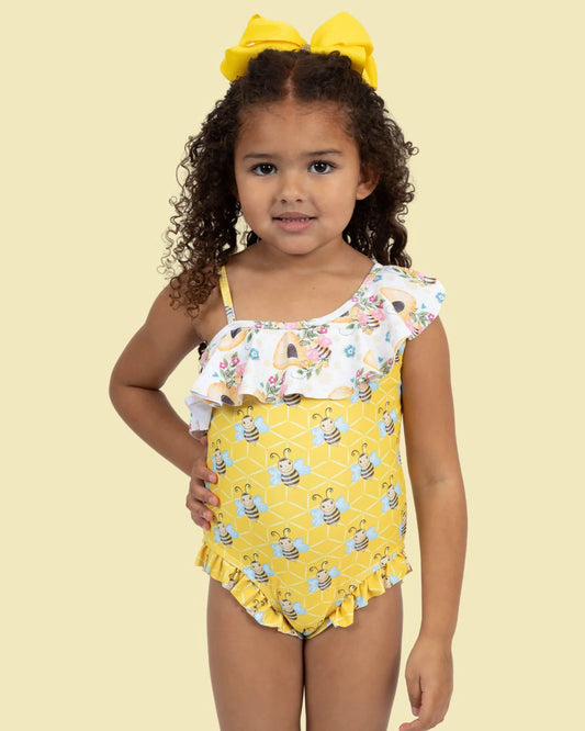 Sweet as Honey One Piece Swim Suit