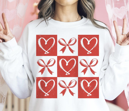 Valentine's Hearts and Bows Shirt